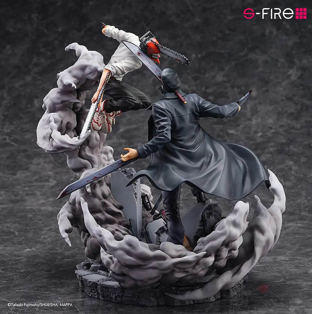 Chainsaw Man Super Situation Figure Chainsaw Man Vs. Samurai Sword Statue