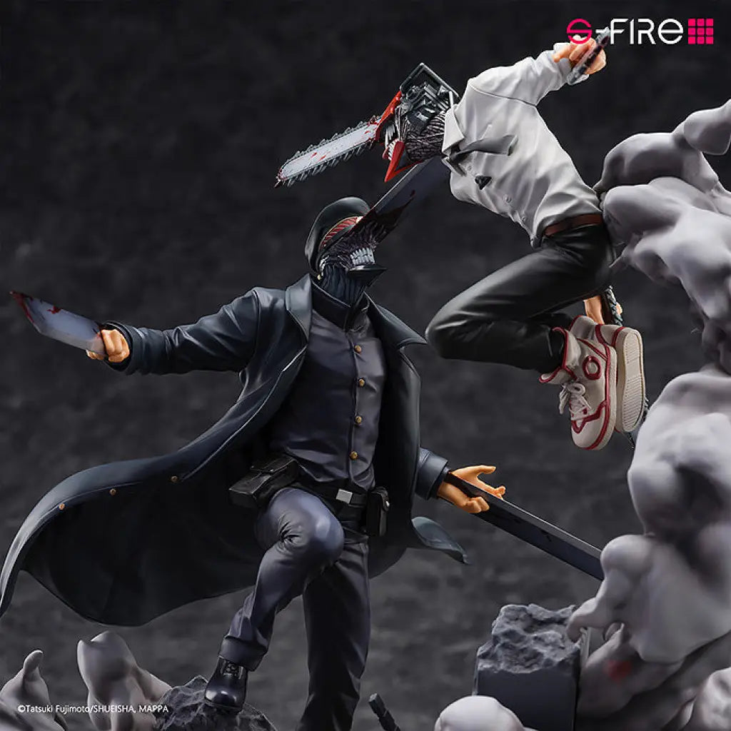 Chainsaw Man Super Situation Figure Chainsaw Man Vs. Samurai Sword Statue