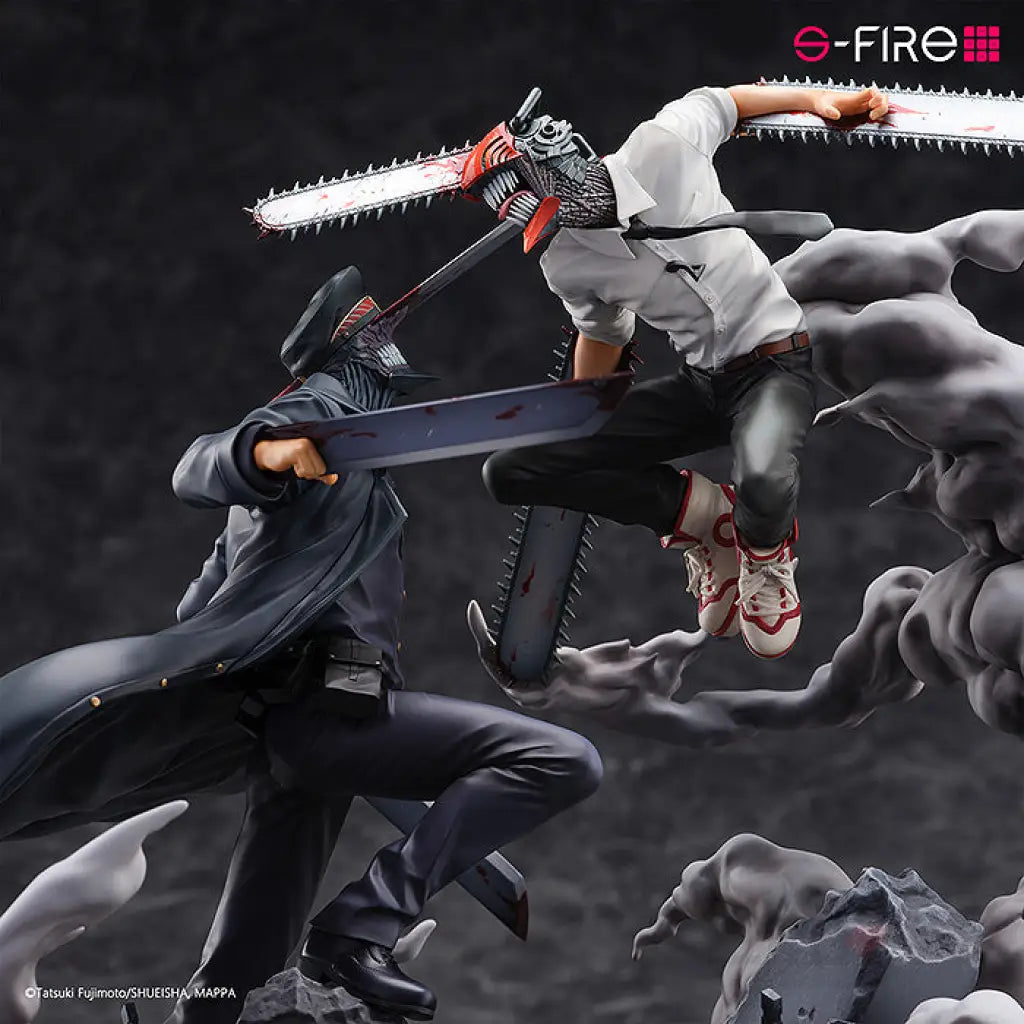 Chainsaw Man Super Situation Figure Chainsaw Man Vs. Samurai Sword Statue