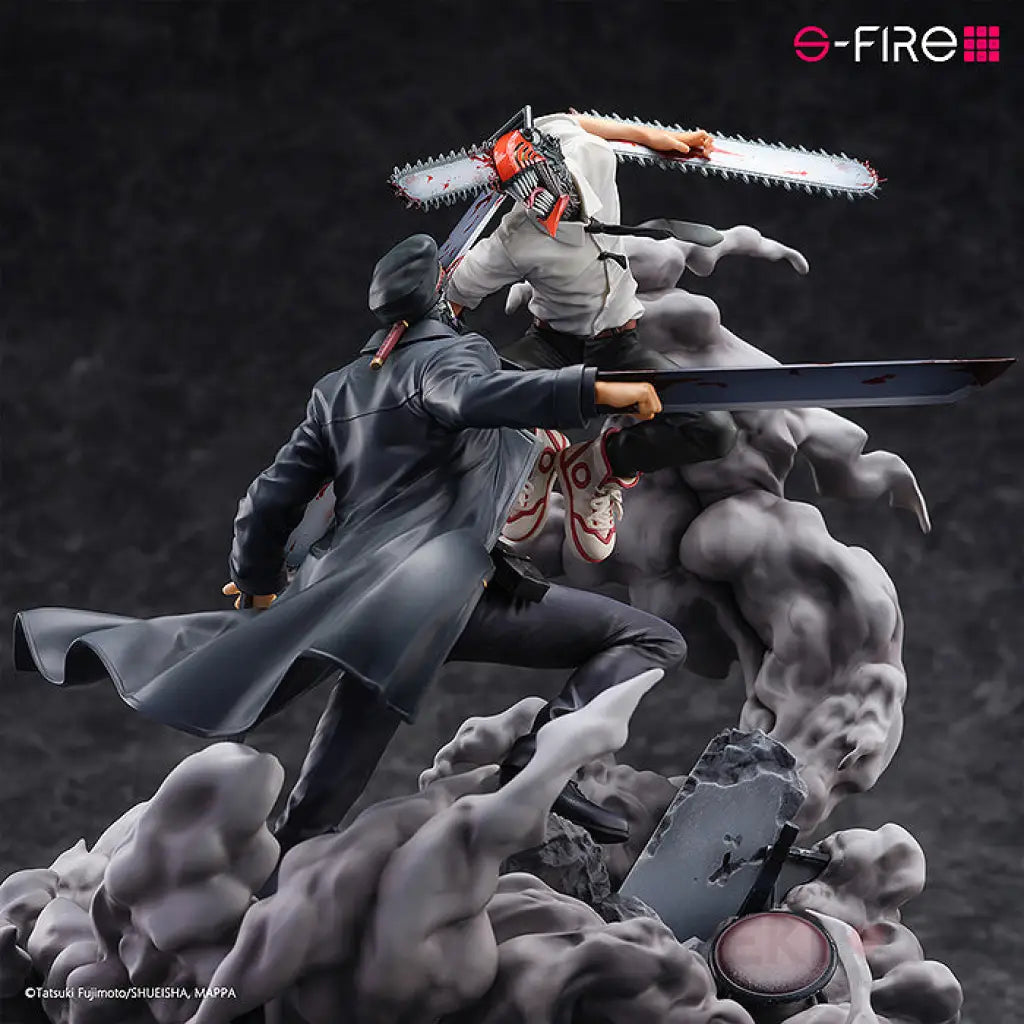 Chainsaw Man Super Situation Figure Chainsaw Man Vs. Samurai Sword Statue