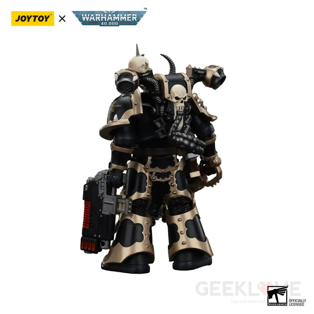 Chaos Space Marines Black Legion Chosen With Comi-Melta And Chainsword Action Figure