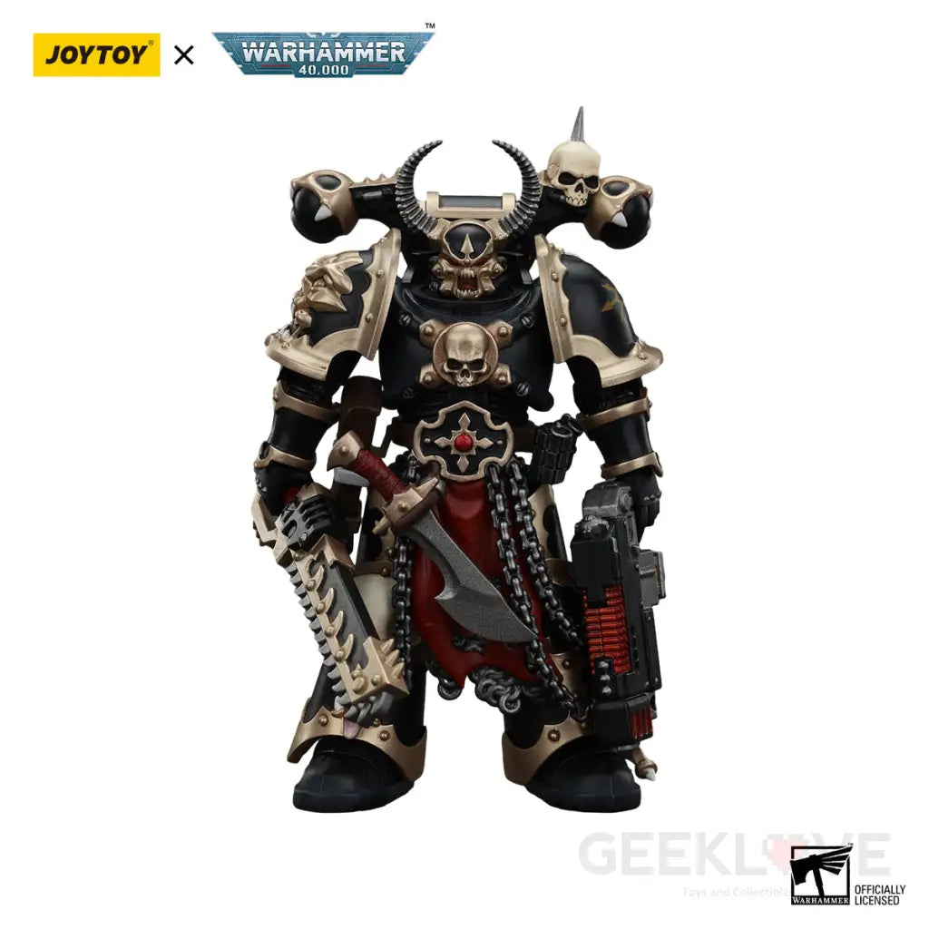 Chaos Space Marines Black Legion Chosen With Comi-Melta And Chainsword Action Figure