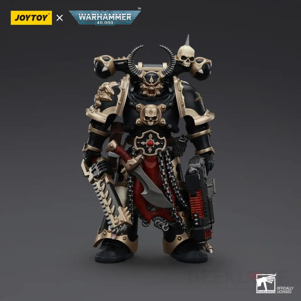 Chaos Space Marines Black Legion Chosen With Comi-Melta And Chainsword Action Figure