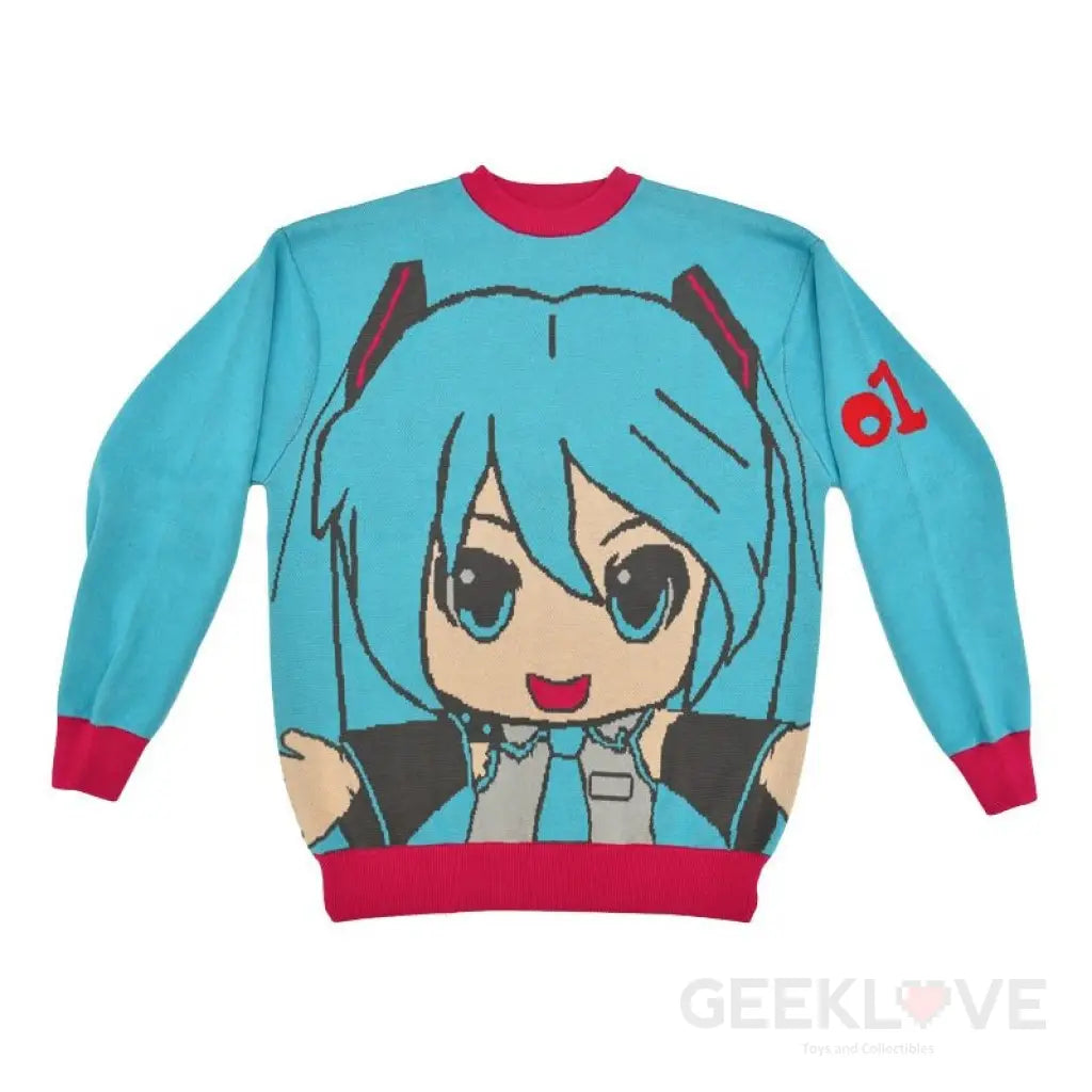 Character Vocal Series 01 Hatsune Miku Mikudayo- Knitted Sweater Preorder