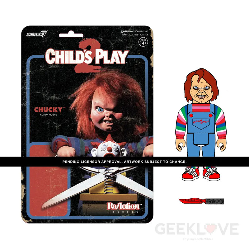 Child's Play ReAction Evil Chucky Figure