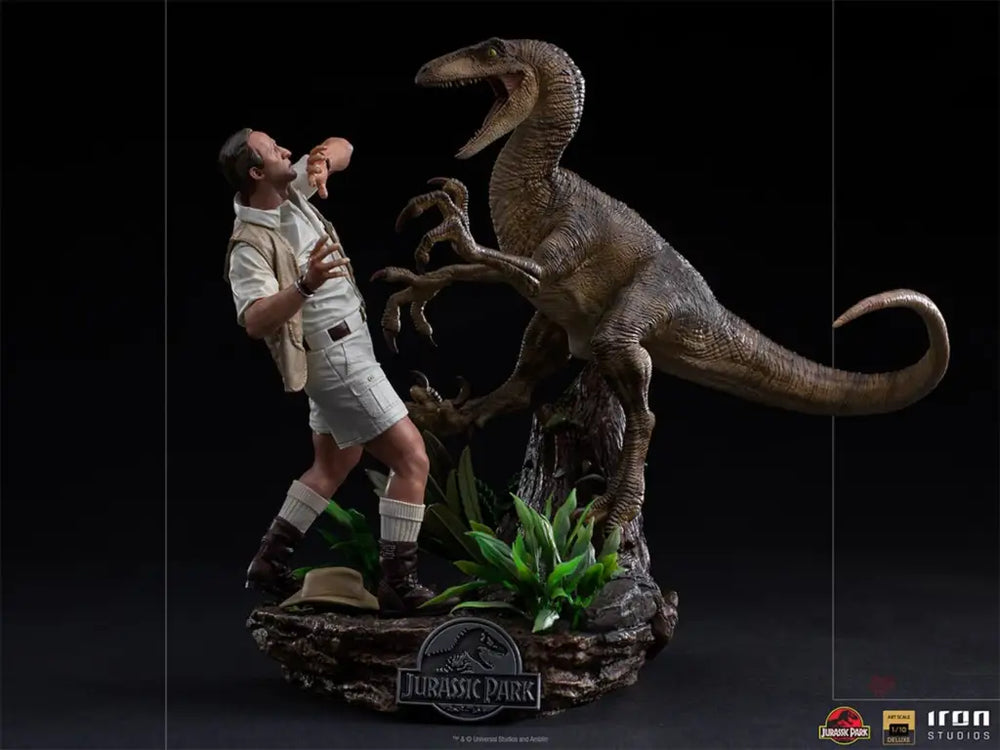 Clever Girl Deluxe Art Scale 1/10 Statue - Jurassic Park - GeekLoveph