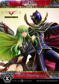 Concept Masterline Code Geass Lelouch Of The Rebellion R2 Lamperouge And C.c. Scale Figure