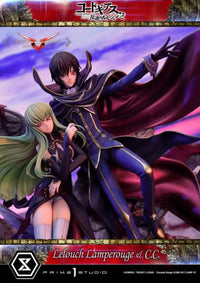 Concept Masterline Code Geass Lelouch Of The Rebellion R2 Lamperouge And C.c. Scale Figure