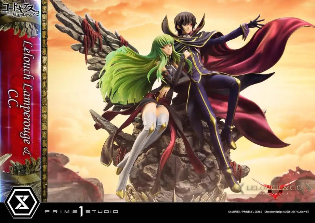 Concept Masterline Code Geass Lelouch Of The Rebellion R2 Lamperouge And C.c. Scale Figure