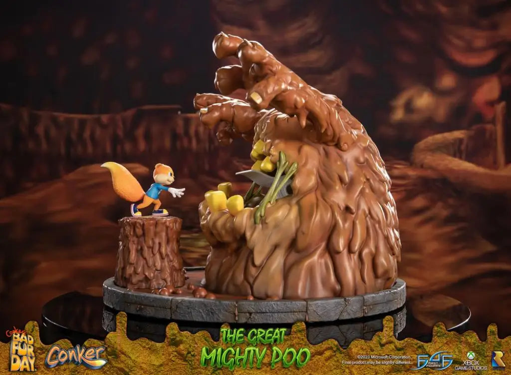 Conkers Bad Fur Day - The Great Mighty Poo Statue