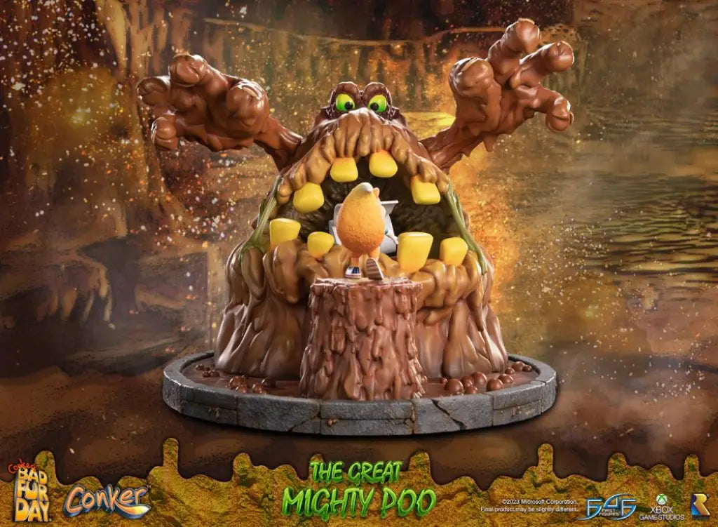 Conkers Bad Fur Day - The Great Mighty Poo Statue