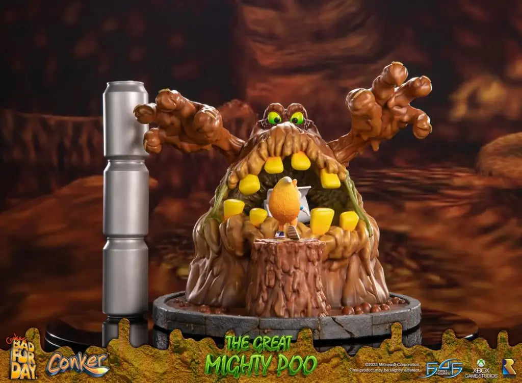 Conkers Bad Fur Day - The Great Mighty Poo Statue