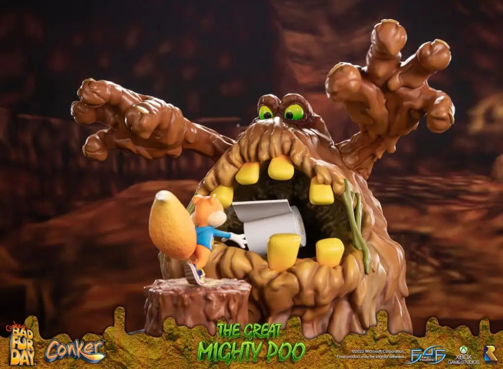 Conkers Bad Fur Day - The Great Mighty Poo Statue