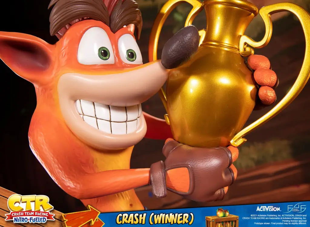 Crash Team Racing Nitro-Fueled Crash (Winner) - GeekLoveph