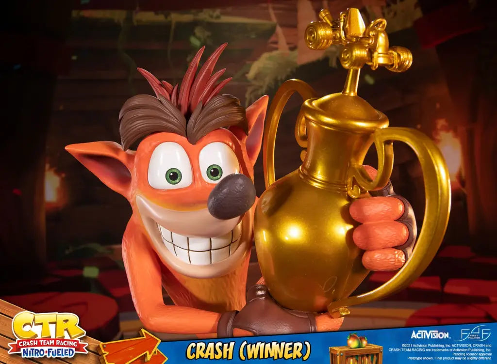 Crash Team Racing Nitro-Fueled Crash (Winner) - GeekLoveph