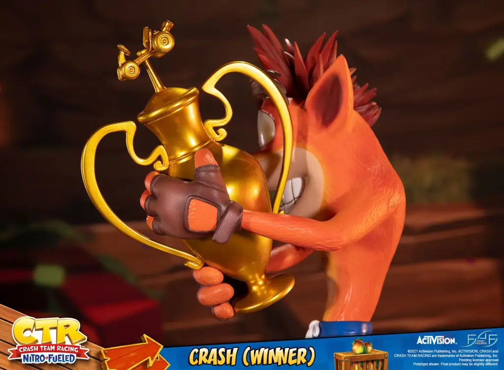 Crash Team Racing Nitro-Fueled Crash (Winner) - GeekLoveph