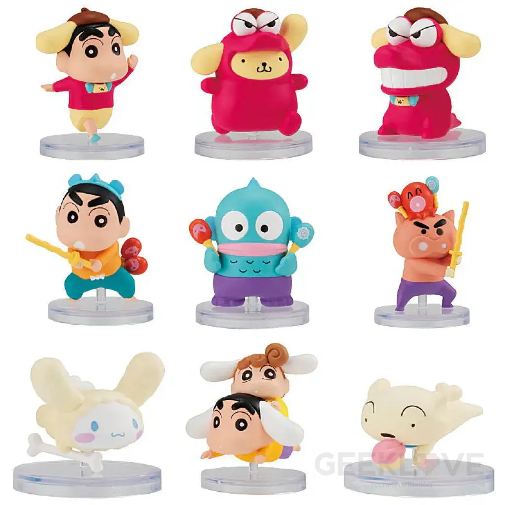 Crayon Shinchan X Sanrio Figure Collection Gashapon