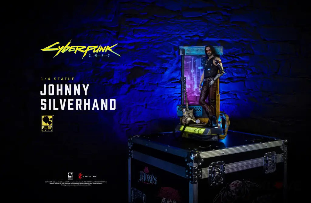 Cyberpunk 2077 Johnny Silverhand 1/4 Scale Statue EX - GeekLoveph