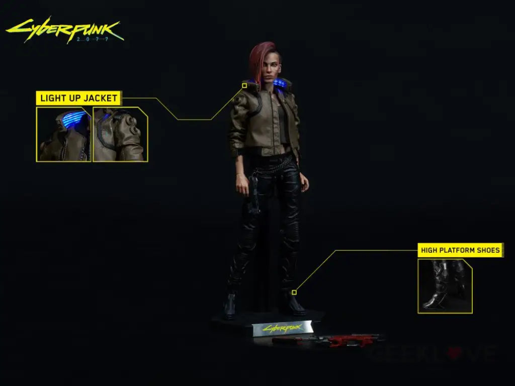 Cyberpunk 2077 V (Female) 1/6 Scale Action Figure With Yaiba Kusanagi - GeekLoveph