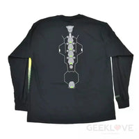 Cyberpunk Edgerunners Long T-Shirt Davids Backbone Cyberware Black Xl Preorder