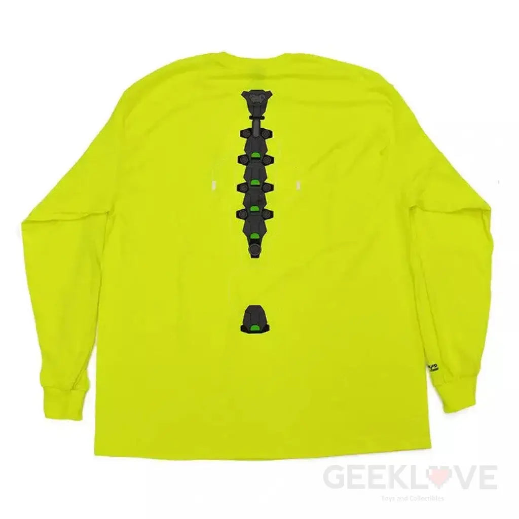 Cyberpunk Edgerunners Long T-Shirt Davids Backbone Cyberware Yellow M Preorder