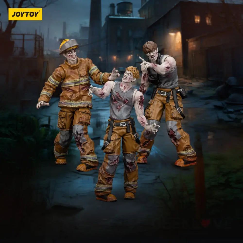 Dark Source Zombie Firefighters Figure Pre Order Action Figure