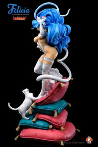 Darkstalkers Felicia (White Ver.) 1/4 Scale Statue - GeekLoveph