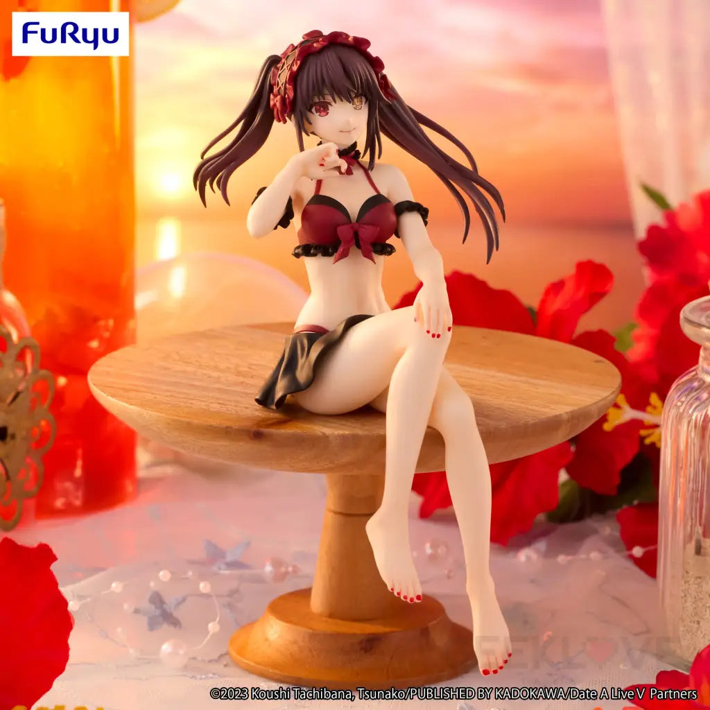 Date A Live V Noodle Stopper Figure Kurumi Tokisaki Swimsuit Ver. Prize