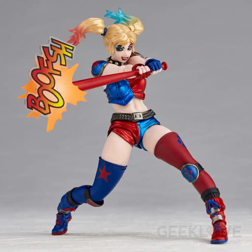 DC Comics Amazing Yamaguchi Revoltech No.015EX Harley Quinn (New Color Ver.) - GeekLoveph