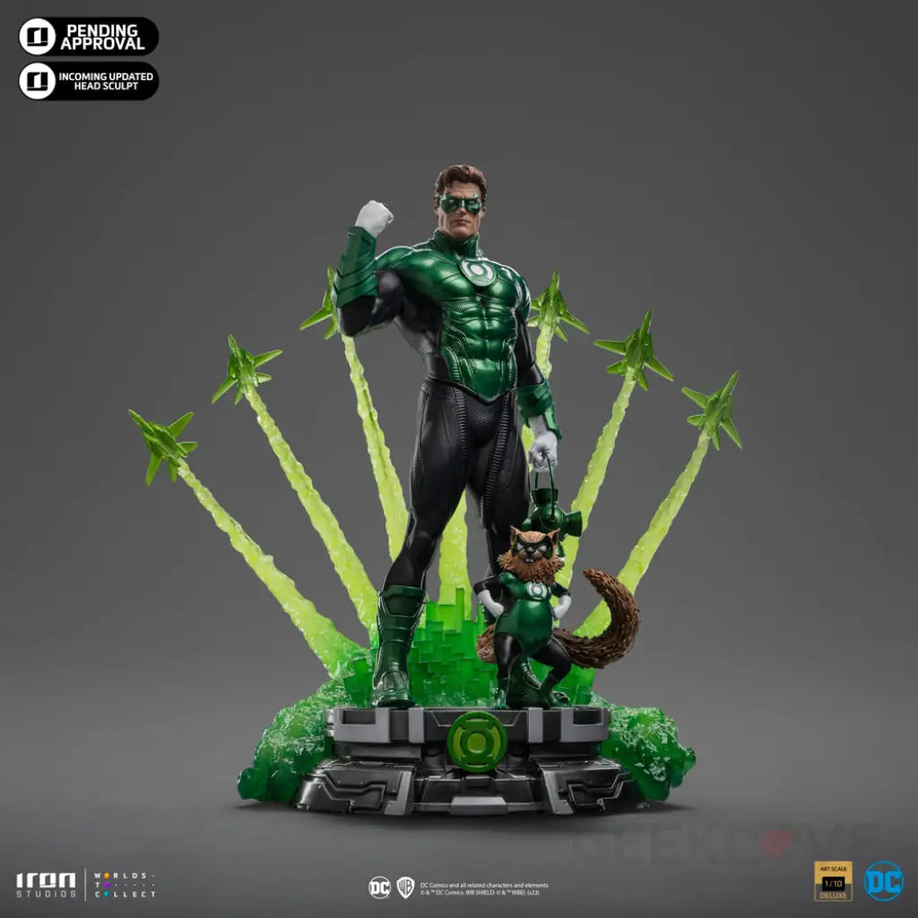 Dc Comics Green Lantern Unleashed Deluxe Art Scale 1/10 Figure