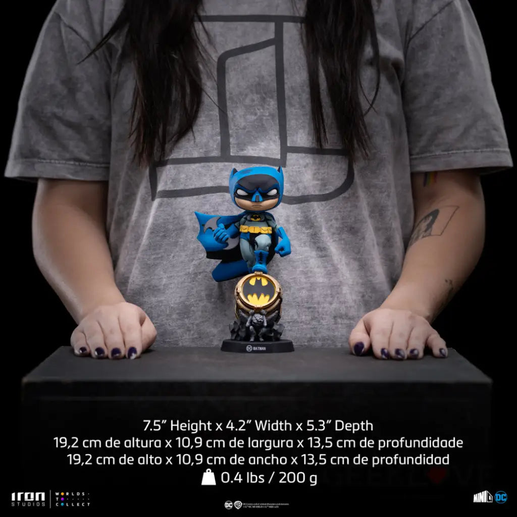 DC Comics MiniCo Batman on Bat-Signal (Blue Variant) Figure Mini Co.
