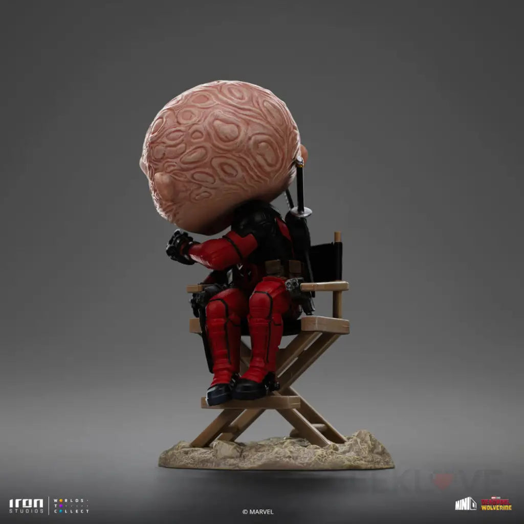 Deadpool & Wolverine MiniCo Deadpool Wolverine and Headpool (Unmasked) Figure Set Mini Co.