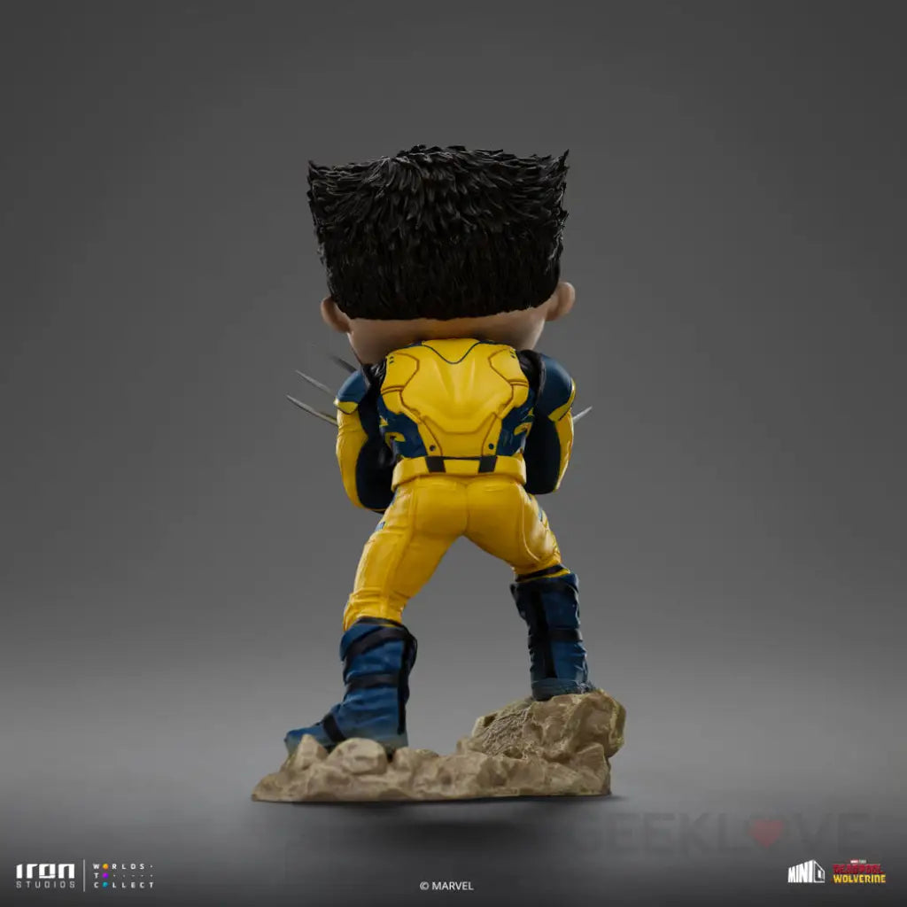 Deadpool & Wolverine MiniCo Deadpool Wolverine and Headpool (Unmasked) Figure Set Mini Co.