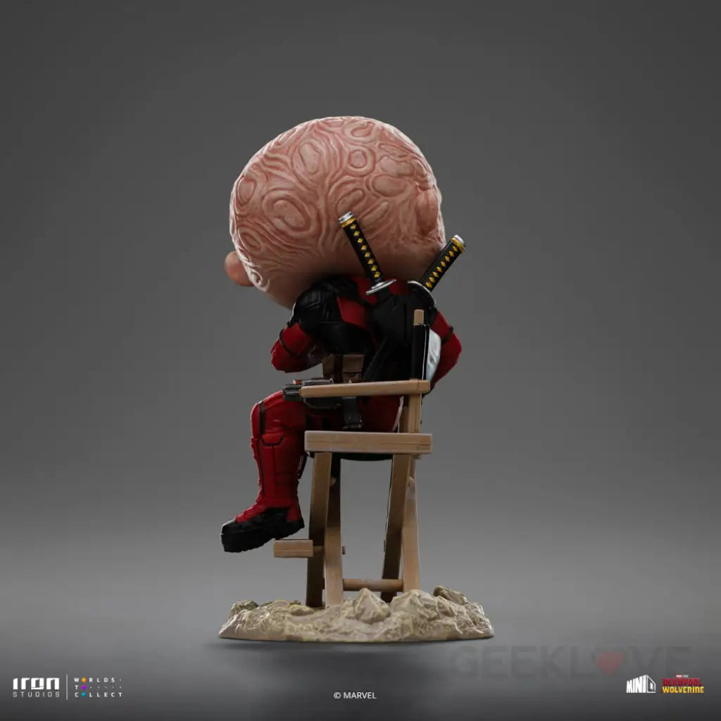 Deadpool & Wolverine MiniCo Deadpool Wolverine and Headpool (Unmasked) Figure Set Mini Co.
