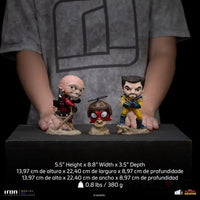 Deadpool & Wolverine MiniCo Deadpool Wolverine and Headpool (Unmasked) Figure Set Mini Co.