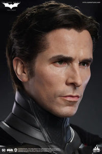 Deluxe Edition Christian Bale 1/1 Bust + The Dark Knight Batman Statue (With Interchangeable Head