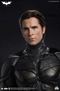 Deluxe Edition Christian Bale 1/1 Bust + The Dark Knight Batman Statue (With Interchangeable Head