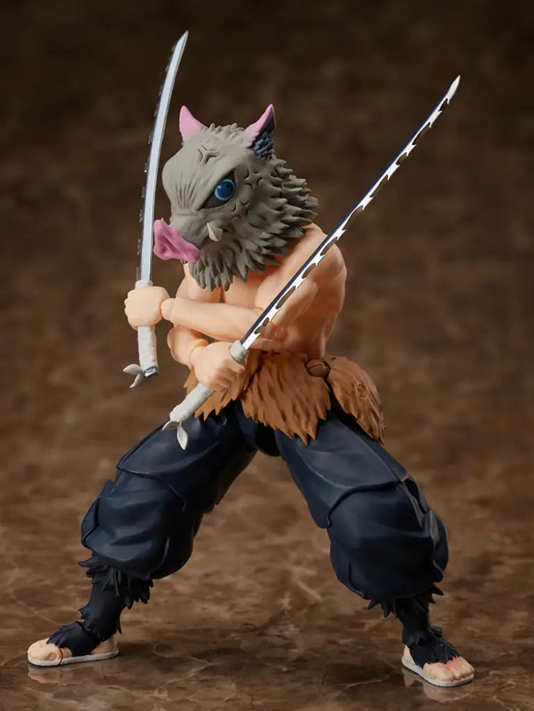 Demon Slayer: Kimetsu No Yaiba Buzzmod. Inosuke Hashibira 1/12 Scale Action Figure - GeekLoveph