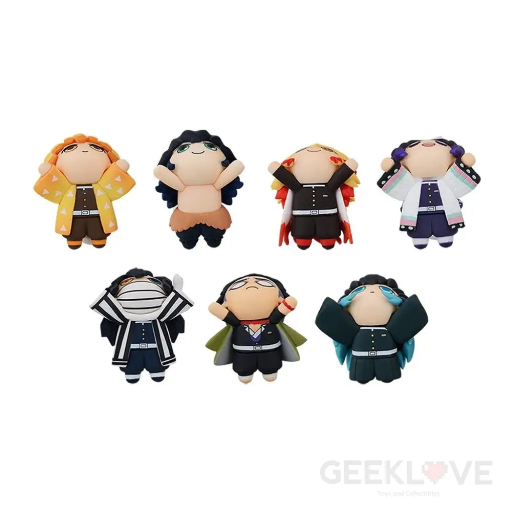Demon Slayer: Kimetsu no Yaiba Lay-Down Puchi Figure 2 (Box of 7) - GeekLoveph