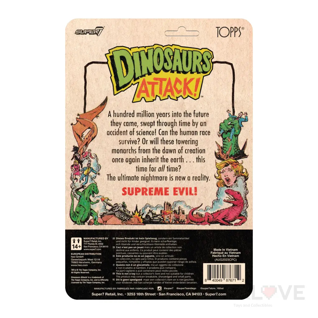 Dinosaurs Attack Reaction Figures Wave 01 - Supreme Evil (Red)