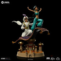 Disney 100Th - Aladdin And Jasmine 1/10 Art Scale Statue Figure