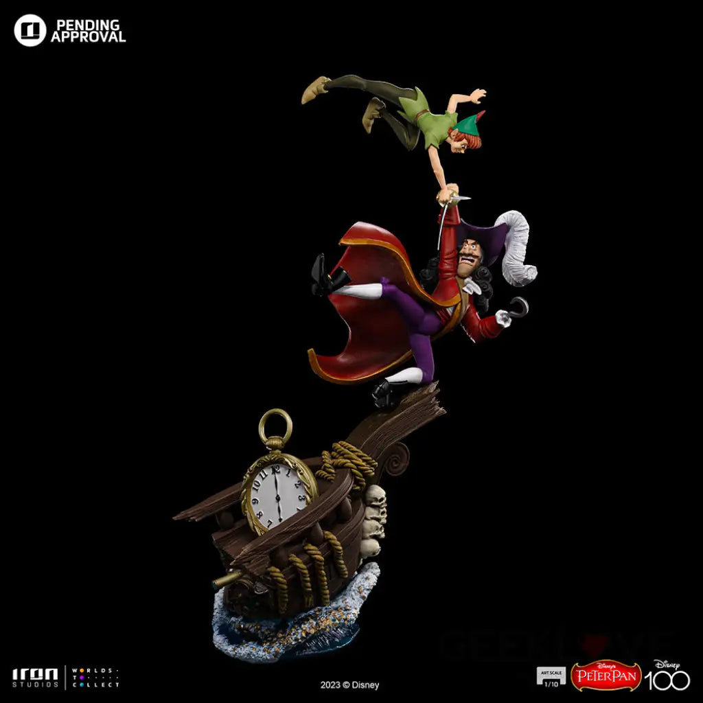 Disney Classics Peter Pan Vs Hook 1/10 Scale Figure