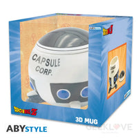 Dragon Ball - Mug 3D Capsule Corp Spaceship Back Order