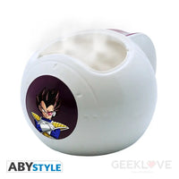 Dragon Ball - Mug 3D Heat Change Vegeta Spaceship Preorder