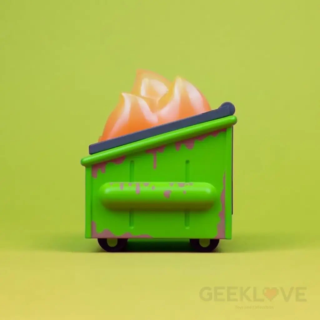 Dumpster Fire Barfing Vinyl Figure Designer/Art Toy