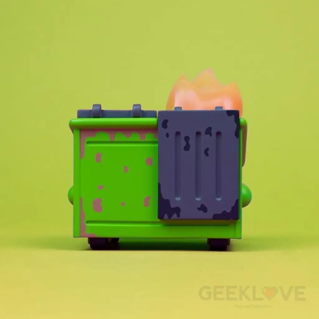 Dumpster Fire Barfing Vinyl Figure Designer/Art Toy