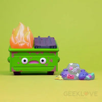 Dumpster Fire Barfing Vinyl Figure Designer/Art Toy