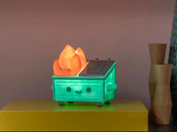 Dumpster Fire Night Light Designer/Art Toy