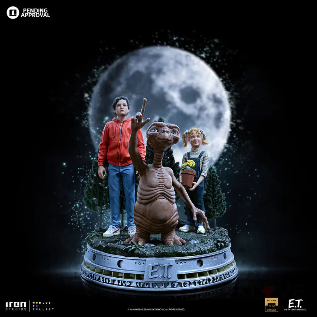 E.t. Elliot And Gertie Deluxe Art Scale 1/10 Figure