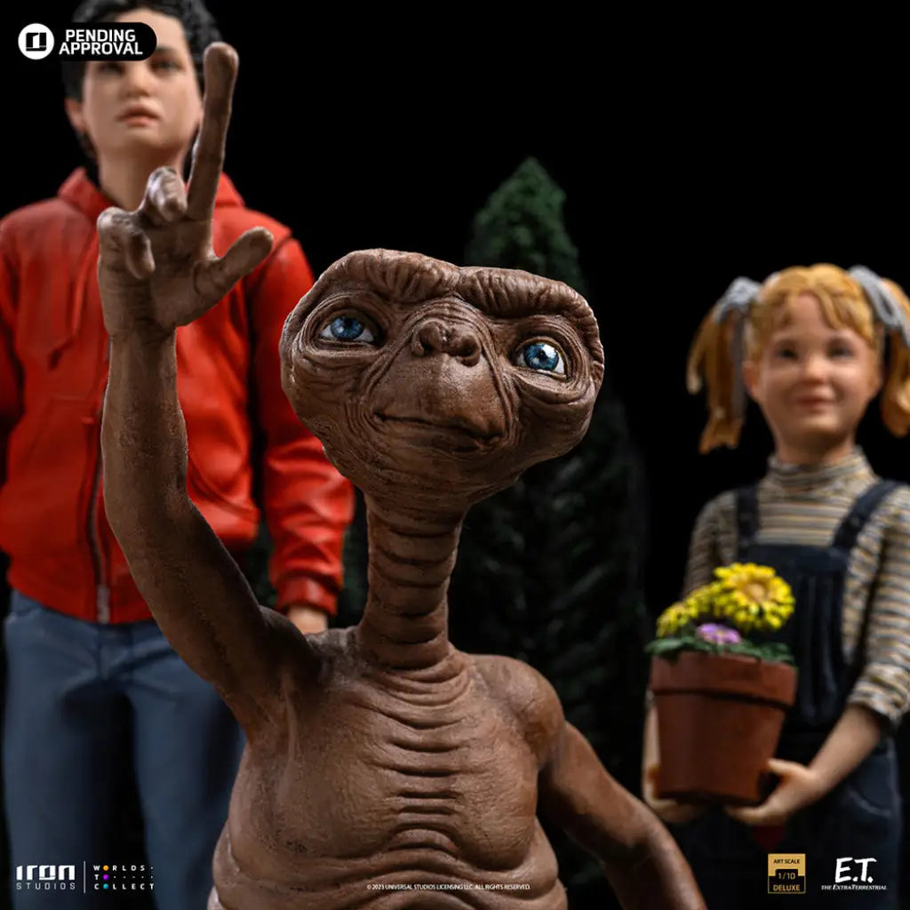 E.t. Elliot And Gertie Deluxe Art Scale 1/10 Figure